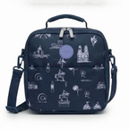 blue Paris lunch bag