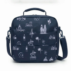blue Paris lunch bag